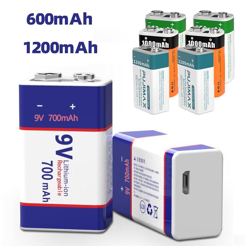 

Зарядка через USB Аккумуляторная батарея 9 В 6F22 Батарея для микрофона 9 В Игрушечная батарея Батарея металлоискателя Мультиметр Аккумуляторная батарея для медицинского инструмента