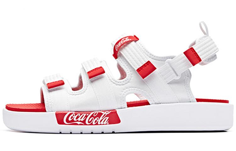 Women's Sandals Coca Cola X Anta Beach Sandals Women's White