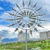 Metal Windmill 360 Degrees Spinning Iron Windmill Ornament Wind Powered Wind Catchers Sculptures Spinners for Yard Garden Patio Decoration
