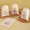 6Pcs Easter Linen Gift Bag Bunny Candy Cookie Packing Bag Spring Easter Party Favor Supplies Kids Candy Gifts Easter Decor 2026