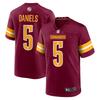 Camiseta de Fútbol Americano NFL Washington Commanders Manga Corta Ropa de Equipo Bordada Estilo Oficial
