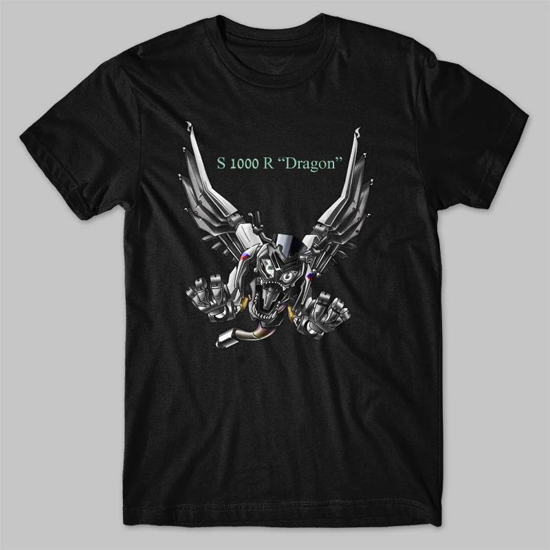 

Classic Motorcycle S1000R Dragon Transfiguration Inspired New T-Shirt 100% Cotton O-Neck Short Sleeve Summer Casual Mens T-shirt XXXL