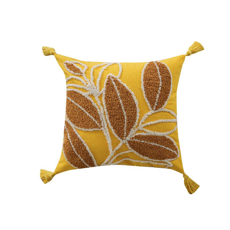 2024 Американская наволочка оливкового цвета для дивана - Подушка для гостиной и поддержка для поясницы 45*45cm Pillowcase Only