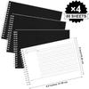 Glenmal 320 Sheets 4 Pack Note Taking Notebook 6 X 8.5 Inches Single Sided Printed Spiral Steno Pads Coil Writing Note Pads Ruled Writing Tablets for