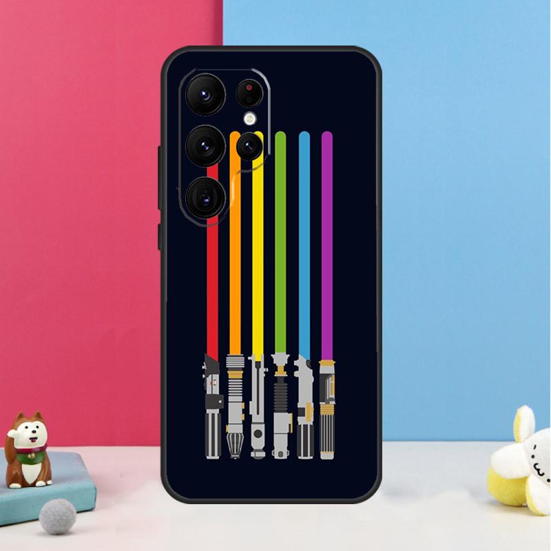 Heart Rainbow Gay Pride LGBT Case For Samsung Galaxy S24 S23 S22 Ultra S20 FE S21 FE Note 10 20 S8 S9 S10 Plus Coque