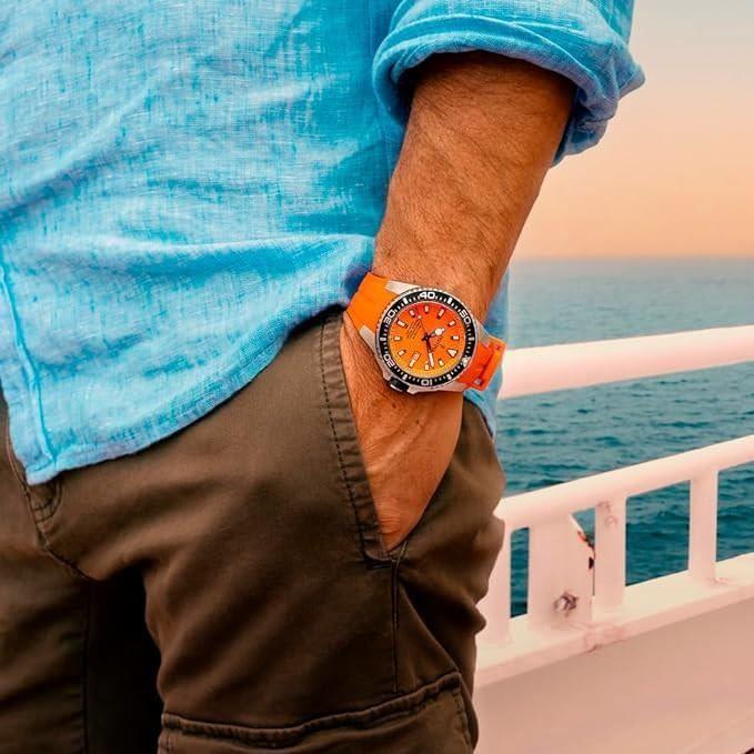 Montre - FESTINA - The Originals F20664/4 - Quartz - Acier inoxydable - Bracelet Silicone Orange