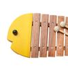 BorneLund Original Fish for ages years and up Xylophone, Yellow, 1.5 (BZ8000Y)