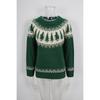 Winter New Christmas Sweater for Women, O-Neck Tree Pattern, Green Knitwear