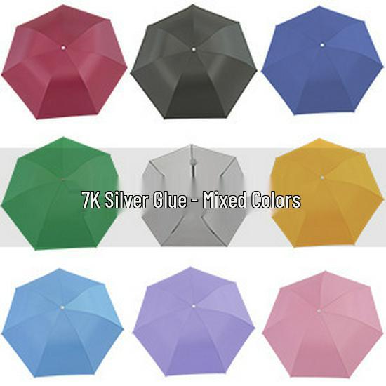 

UV Protection Three-Fold Sun & Rain Parasol - Dual-Use, Anti-Ultraviolet, Cute Manual Folding Umbrella