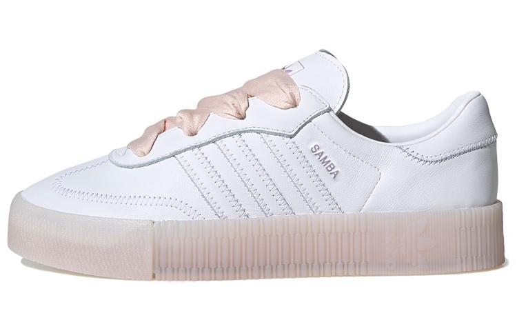 Sambarose Wmns Adidas Originals  White Halo Pink  Women s FY3030 37⅓