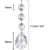 30-Piece DIY Acrylic Crystal Snowflake Ornaments for Christmas Trees and Weddings