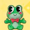 New Ribbit Frog Plush Anime Cute Green Frog Ribbet Peripherals Plush Toy Soft Collection Doll Cosplay Props Gift
