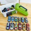 Set 20/30/50 Pezzi Auto in Lega con Scatola di Stoccaggio Auto da Corsa Cool per Ragazzi Colorate Modello di Veicolo a Rimbalzo Giocattolo per Bambini per Regali di Compleanno per Bambini