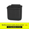 Car Storage Box Pocket Center Console Organizer Door Side Storage Box Pocket, Card Coin Container Case- for