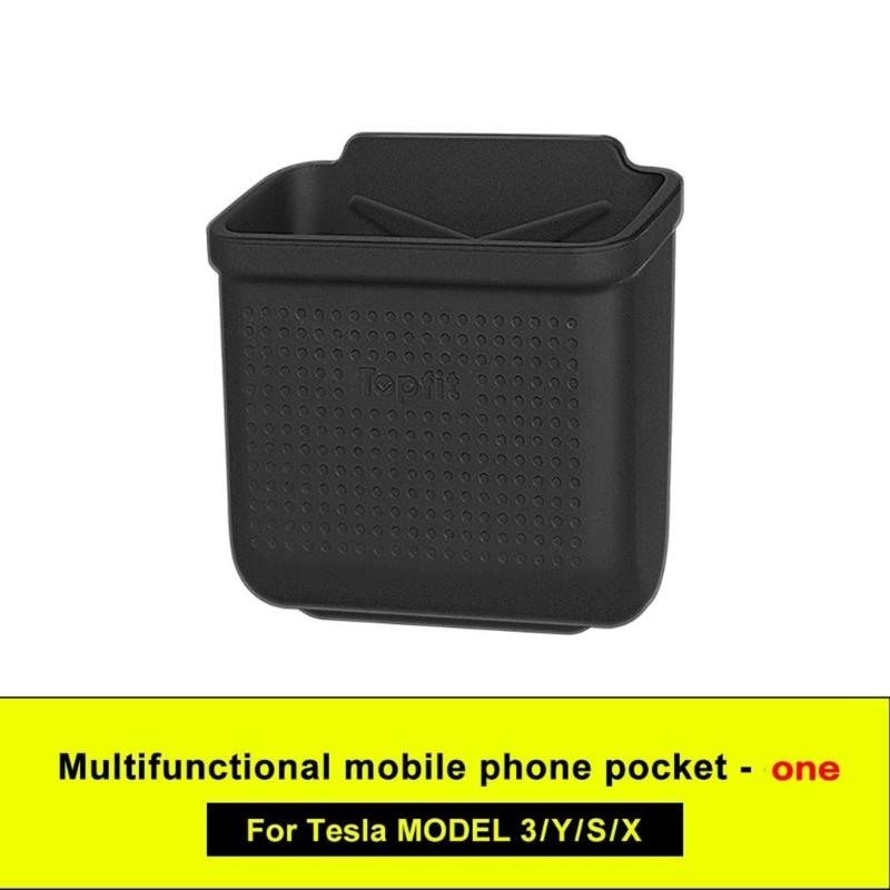 Car Storage Box Pocket Center Console Organizer Door Side Storage Box Pocket, Card Coin Container Case- for