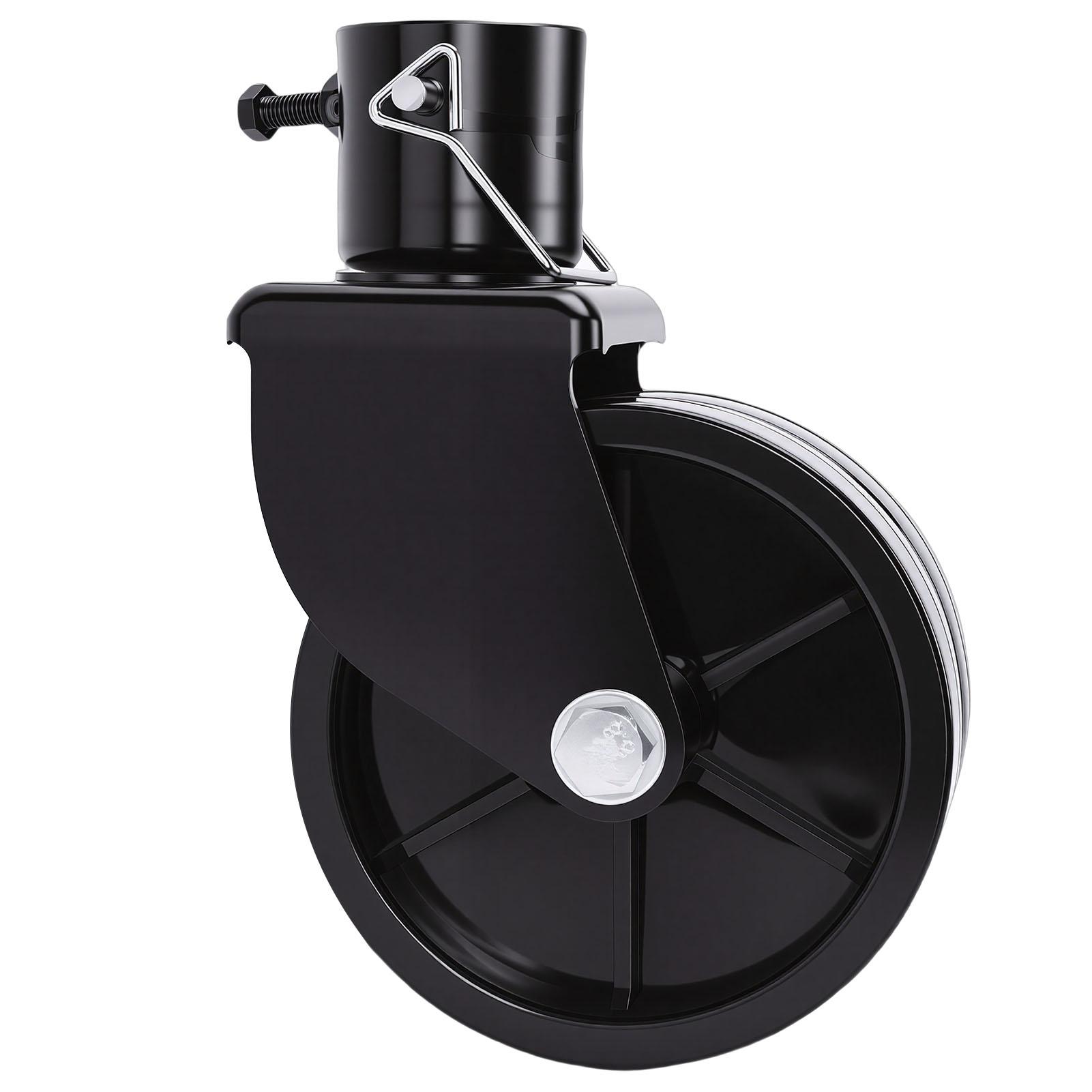 

Поворотное колесо для домкрата прицепа 2000 фунтов 6 дюймов Двойное колесо Прочное поворотное колесо для домкрата прицепа для автодомов Лодочных прицепов Кемперов