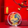Golden Pure Gold Zodiac Animal Talisman Phone Sticker Set - Colorful Gold Flake Gift for Store Openings