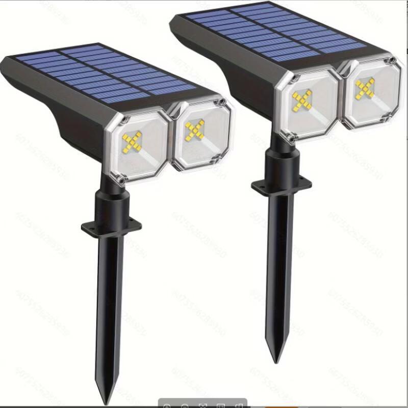 NuFeng JG025 Solar Dual-Head Spotlight (2-Pack)