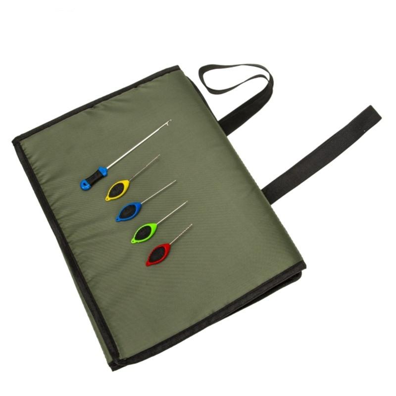 Foldable Carp Fishing Unhooking Mat Fish Protective Pad Landing Pad with Baiting Needle Outdoor Fishing Accessories