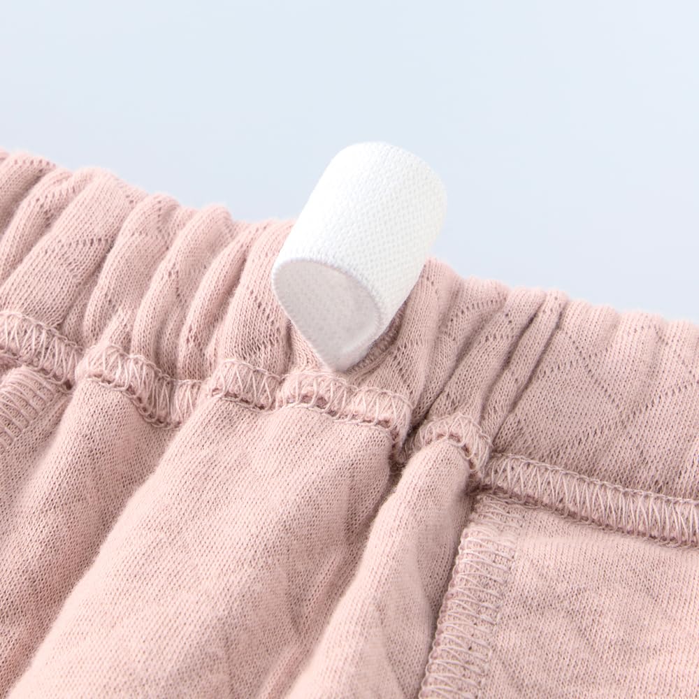 Gunze Fire Acedron Pajama Long Sleeves and Pants with Back Dark Pink Women's Top, Warmth, (TG4625)