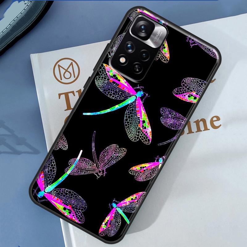 Dragonfly Animal Art Case For Xiaomi Redmi Note 14 13 Pro 12 11 9 10 9S 10S 11S 12S Redmi 13C 10C 12C 14C Cover