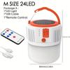 1 Piece 24/42Led Solar Rechargeable Camping Lantern With Usb Charging Emergency Night Outdoor Portable Rechargeable Light Waterproof