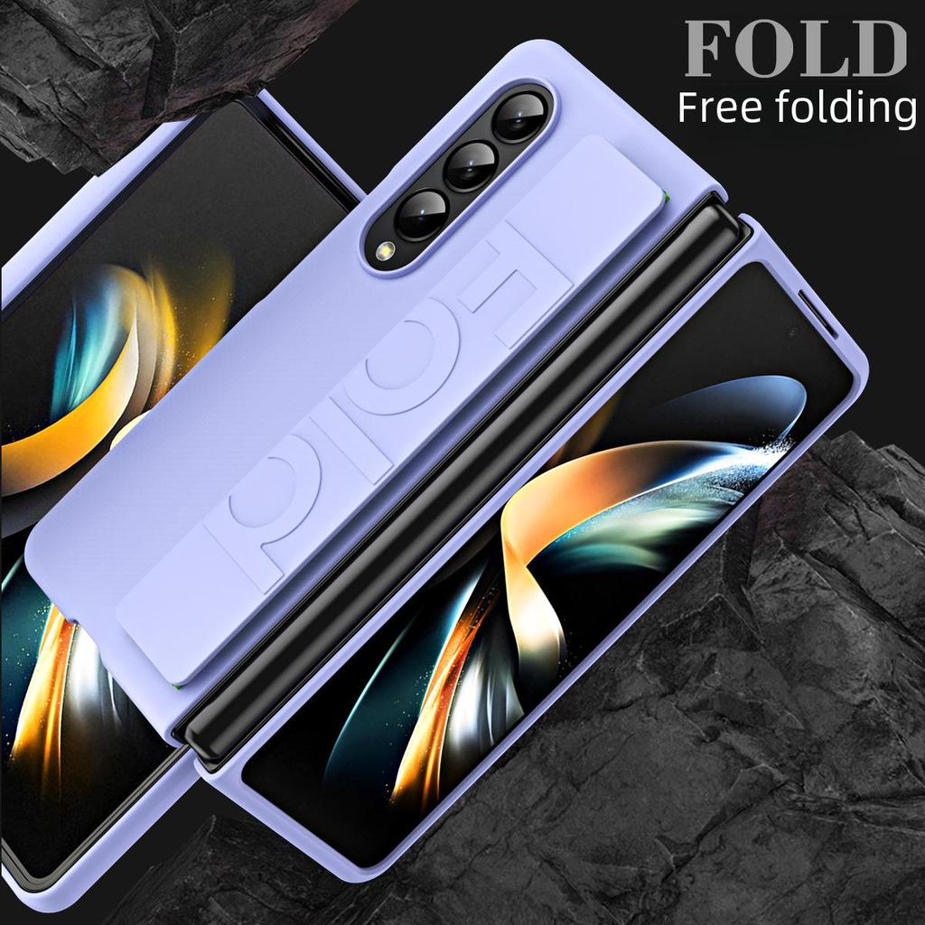 "Protective Case with Elastic Wristband for Samsung Z Fold6/5/4/3/2 - Anti-Fall, Folding Screen Compatible"