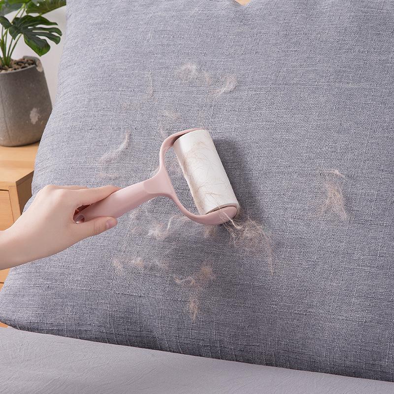 Hair Sticker Tear-Off Roller Hair Sticker Household Clothes Hair Removal Roller Brush Pet Hair Dipper Roll Paper