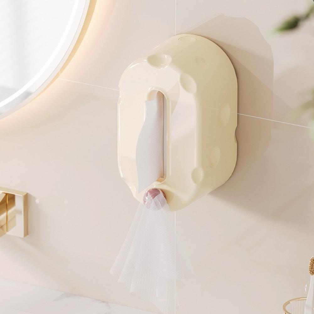 Cheese Shaped Paper Drawer Box Creative Napkin Storage Box Durable Tissue Box Holder  Household