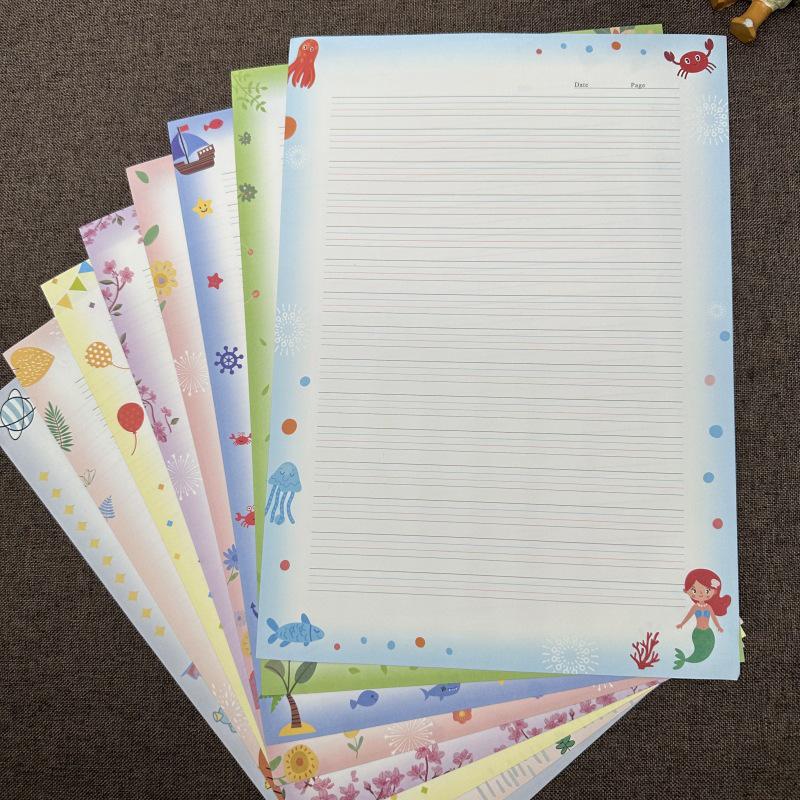 A4 English Calligraphy Practice Paper for Students – Thickened Competition-Grade Writing Sheets