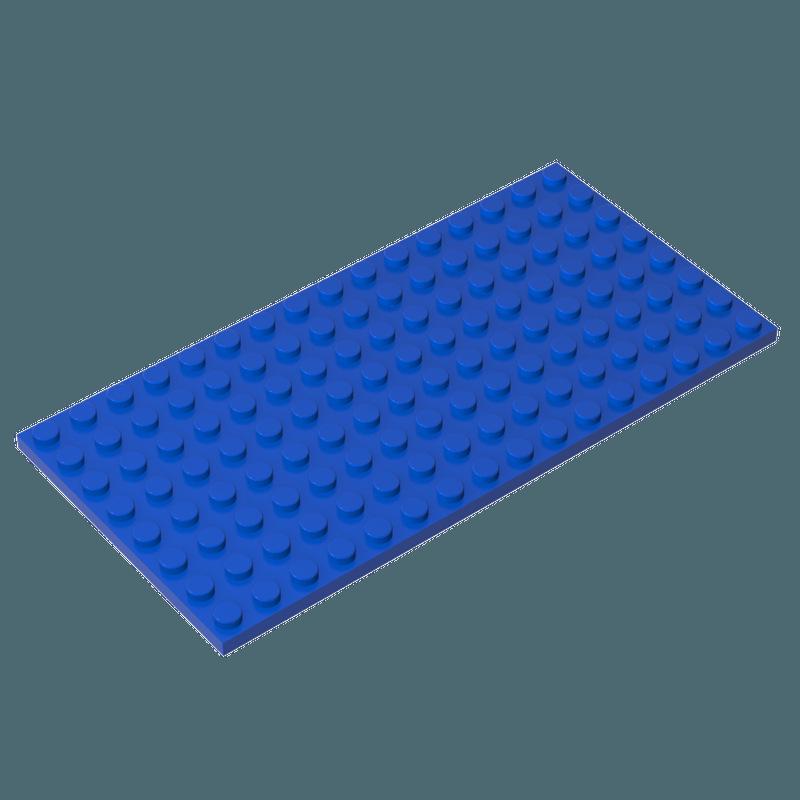 50g Small Particle Building Blocks: 8x16 Thin Plate Brick Accessories