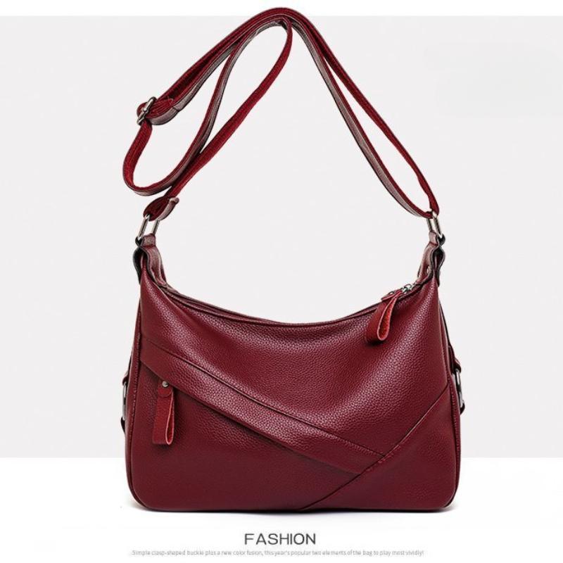 

Design Small PU Leather Flap Purse Brand Crossbody Bag For Women 2026 Winter Trend Fashion Shoulder Handbags And Purses Luxury вино красного