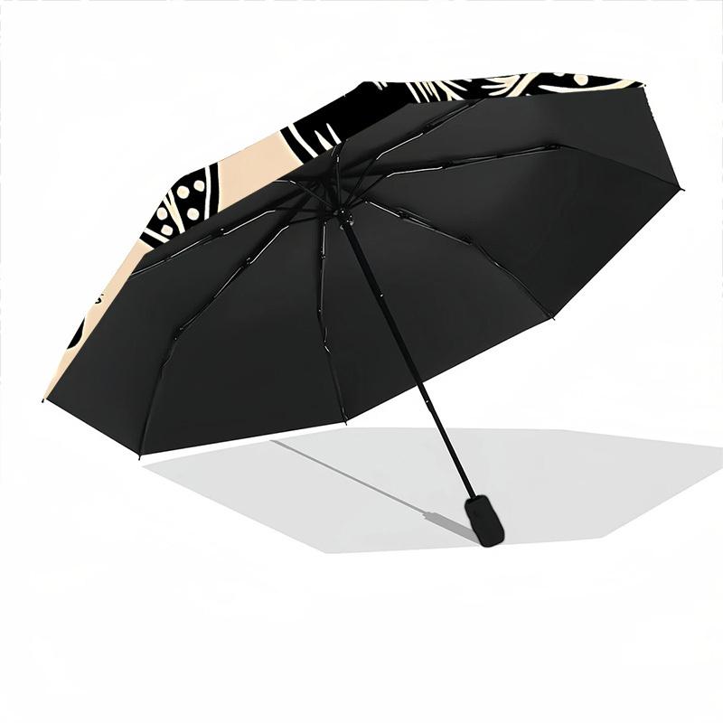 1pc Floral Pattern Automatic Open/close, All-Season Portable Folding Umbrella for Friends, Travel, Everyday, Events  Yy250812142