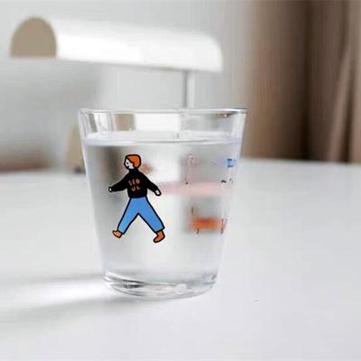 Korean Cartoon Heat-Resistant Glass Cups