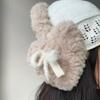 Koreaanse Stijl Pluche Strik Winter Oorwarmers