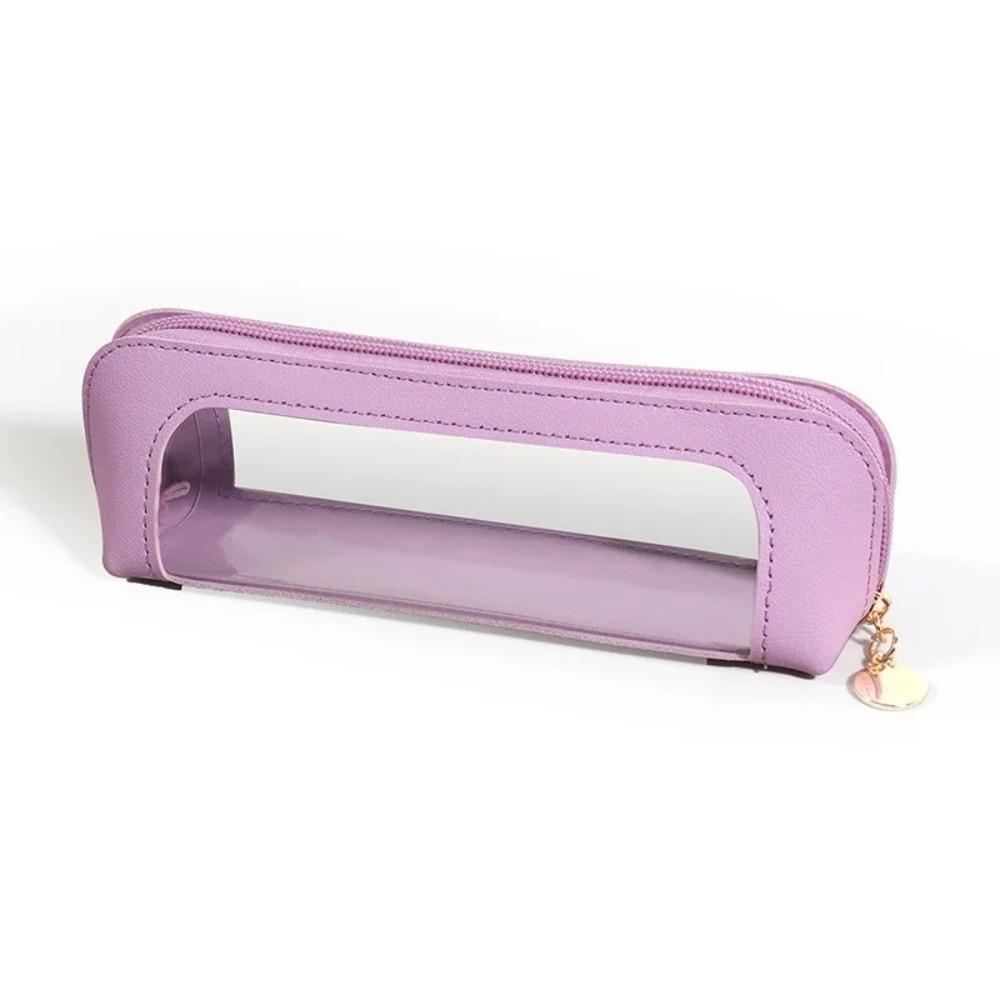 Waterproof Makeup Brush Bag Visible Makeup Organizer Pencil Case  for Brushes Lipsticks