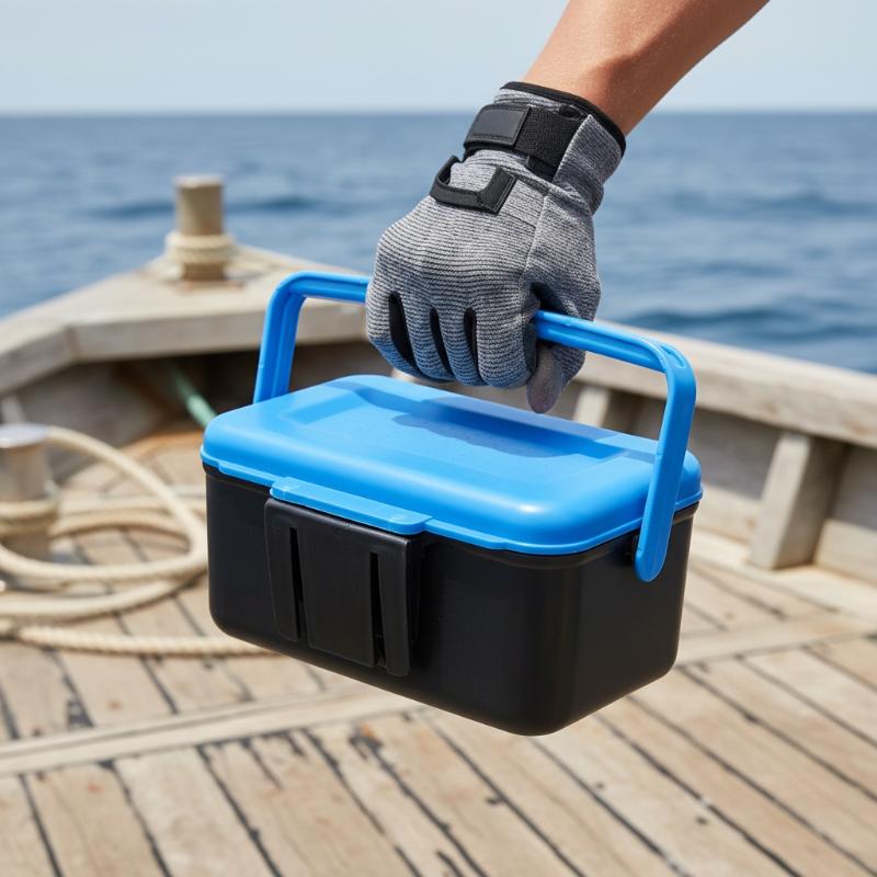 Portable Fishing Lure Box Case Live Lure Bait Hook Earthworm Carrying Case Waist Fishing Tackle Box For Outdoor Fishing Lure Box