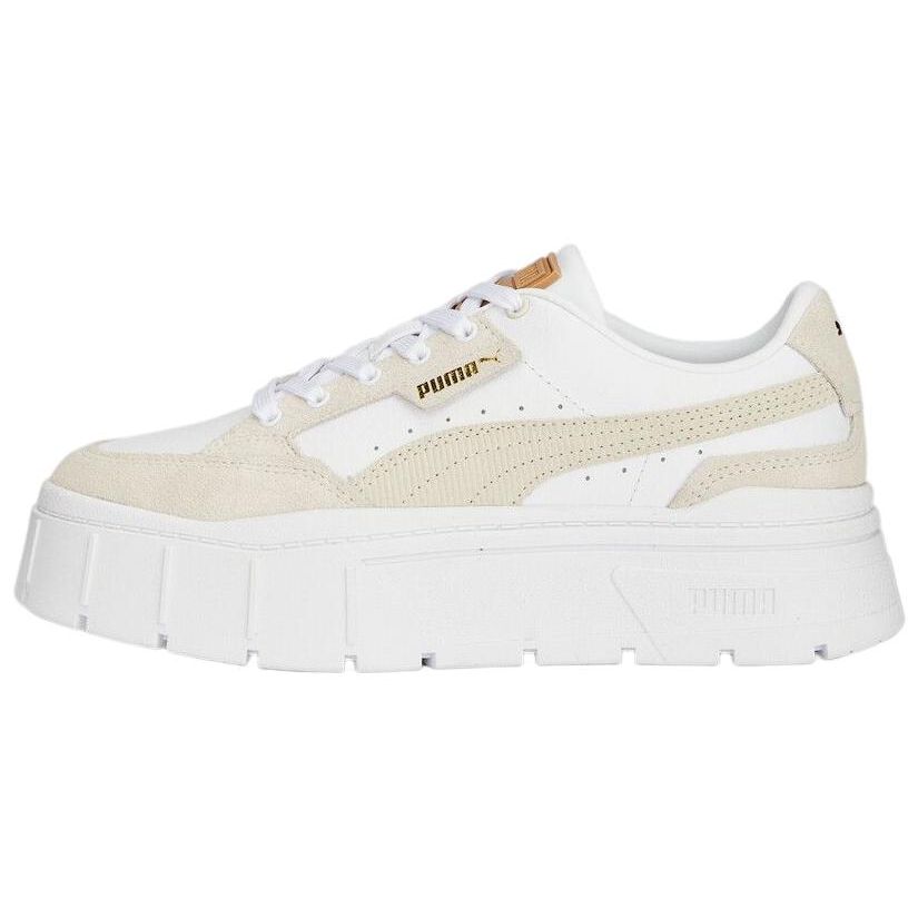 

Puma Mayze Stack Cord - Женские кроссовки Pristine White кремовые 392103-01