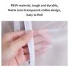 Thickened Washable Clothes Hanging Dust Cover Cover Suit Coat Transparent Fully Enclosed With Zipper Clothes Storage Bag