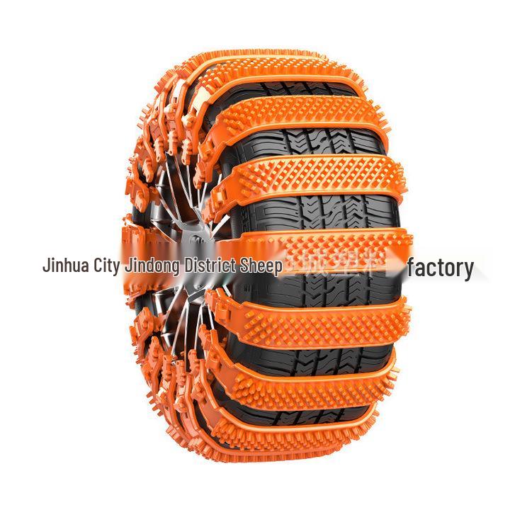 Winter Notfall Anti-Rutsch Schneeketten, Verdickt & Verbreitert, Universell für Limousinen & SUVs