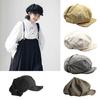 Trendy Berets Japanese Style Unisex Headwear Accessory for Women Men Cabbie Hat for Halloween Cosplay Party Outfit