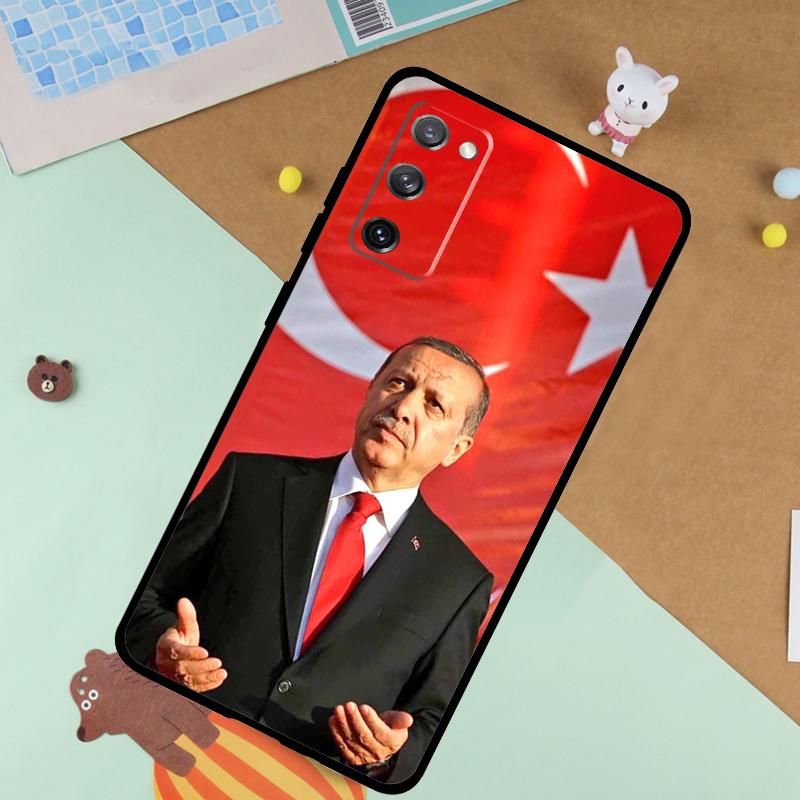 President Turkey Recep Tayyip Soft Case For Samsung Galaxy S25 Ultra S9 S10 S20 S22 S21 Plus S23 FE S24 Ultra Funda Cover