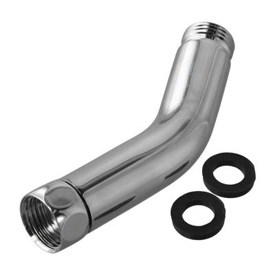 Compatible Shower Head Adapter For Home Bathroom Accessory Chrome Shower Connector Hassle-Free Setup Robust Ball Joints