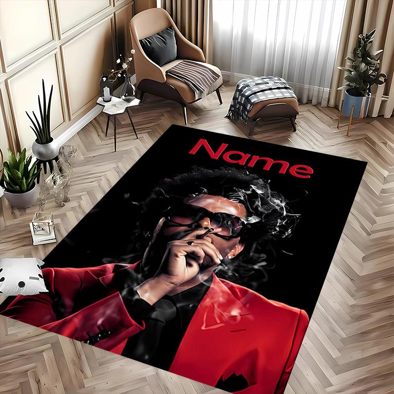 Custom personalization The Weeknd Area Rug - Perfect For Kitchen, Bathroom,Laundry Room Decor Large Size Available,Gift All Seasons