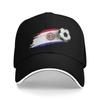 Unisex Paraguay Flag Paraguayan Soccer Outdoor Hat Adjustable Cap Casual Baseball Cap Sports Sunshade