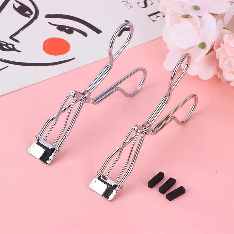 Clip Eyelash Cosmetic Professional Stainless Steel Eyelash Curler Mini Partial Eye Lashes Curling Makeup Tools Accessories