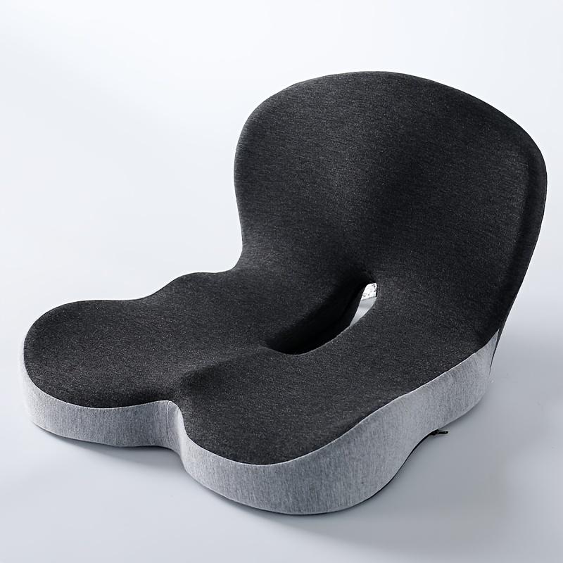 A Seat and Back Cushion Memory Foam Core for Soft Support Long-term Sitting Hip and Waist Cushion Breathable Cushion