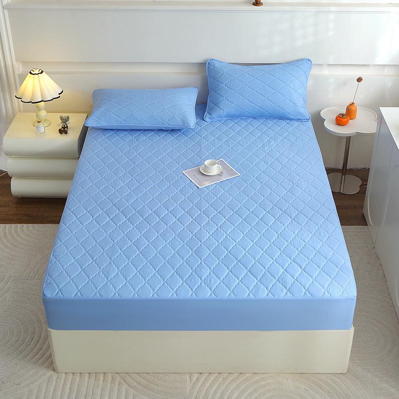 Waterproof Quilted Fitted Sheet: Machine Washable Incontinence Mattress Protector & Topper for US Standard Beds