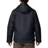 Columbia Hiking Solid Color Zipper Hooded Long Sleeve Three-In-One Fleece Liner Waterproof Windproof Warm Jacket Men Jacket Black WE3321-010