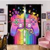 2 Pezzi Tende Oscuranti per Controller da Gioco Gamer Decorazione Camera da Letto Sala Giochi Soggiorno Per Camera da Letto Soggiorno e Ufficio